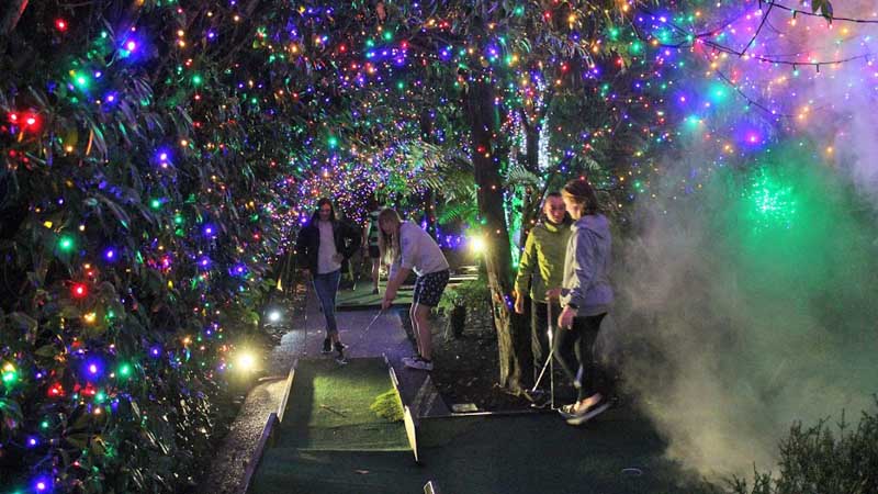 Enjoy the challenge of 18-hole championship Mini Golf at Mini Golf New Zealand's Rotorua course!